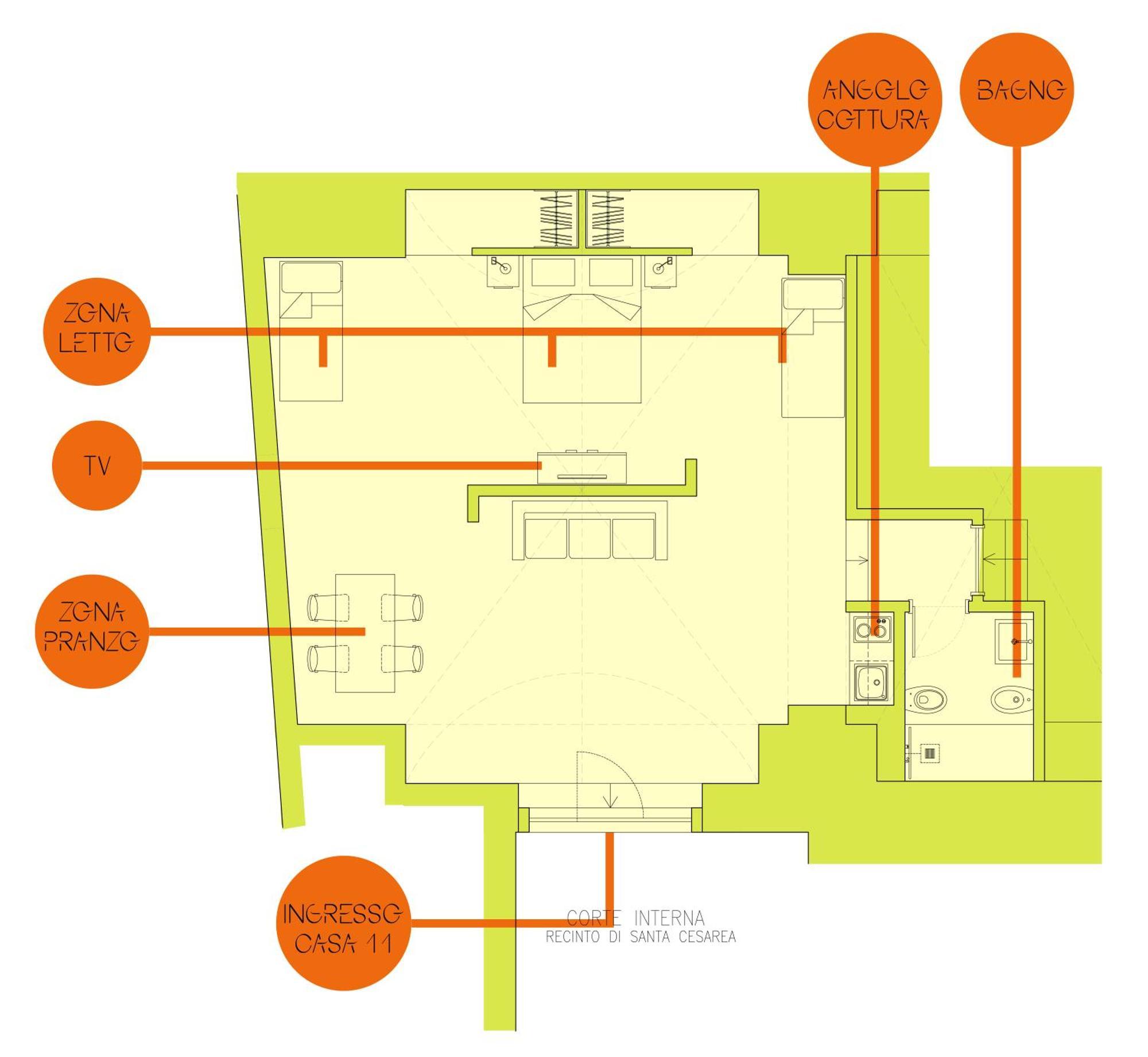 Palazzo Enselmi Apartment Матера Стая снимка